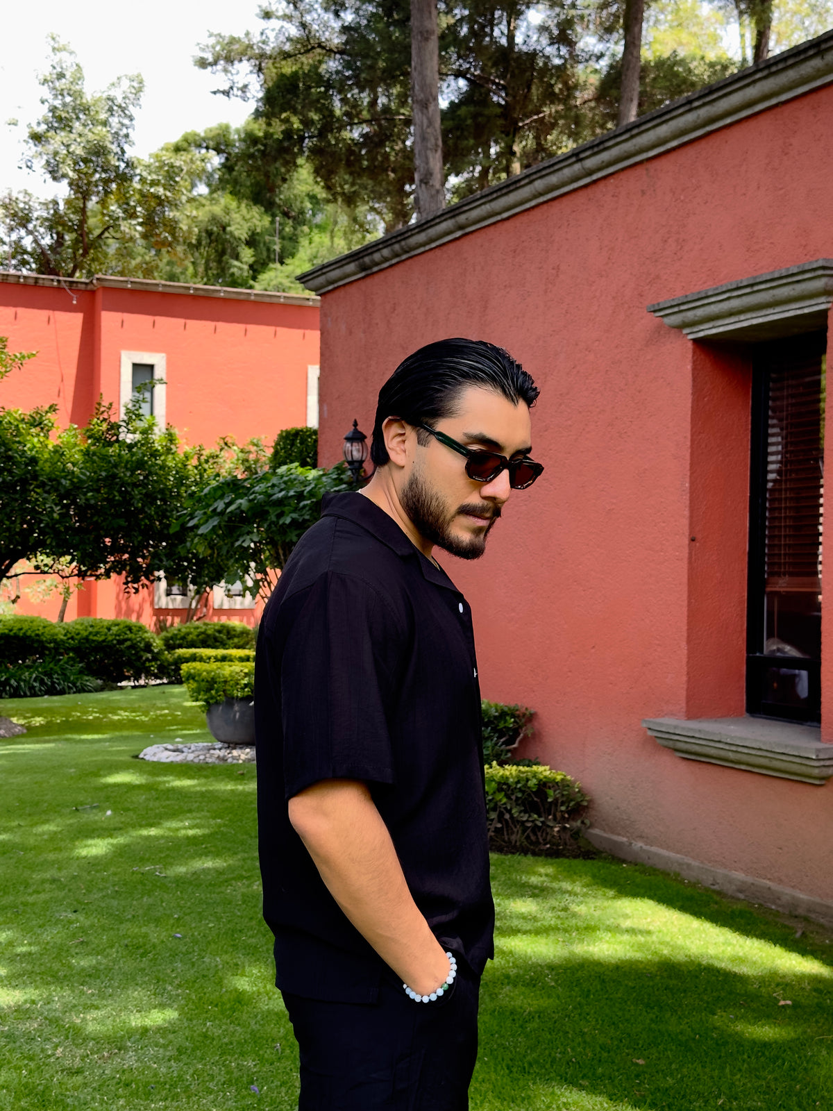 Camisa Resort Negra