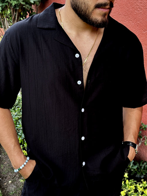 Camisa Resort Negra