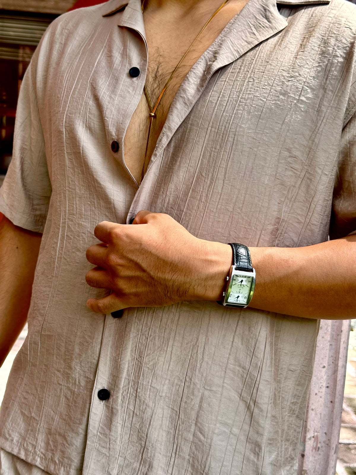 Camisa Resort Beige