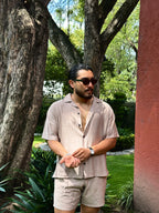 Camisa Resort Beige