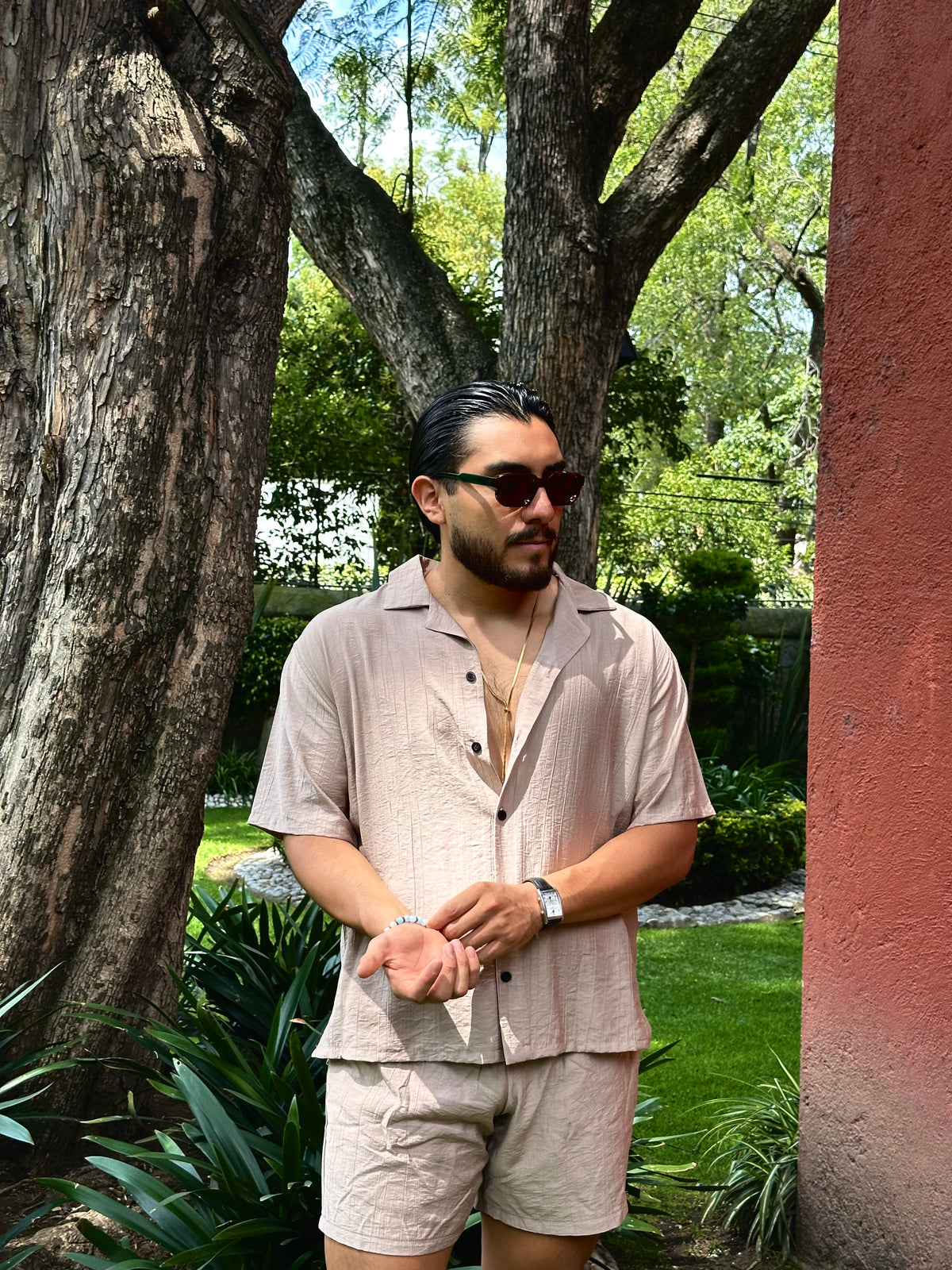 Camisa Resort Beige