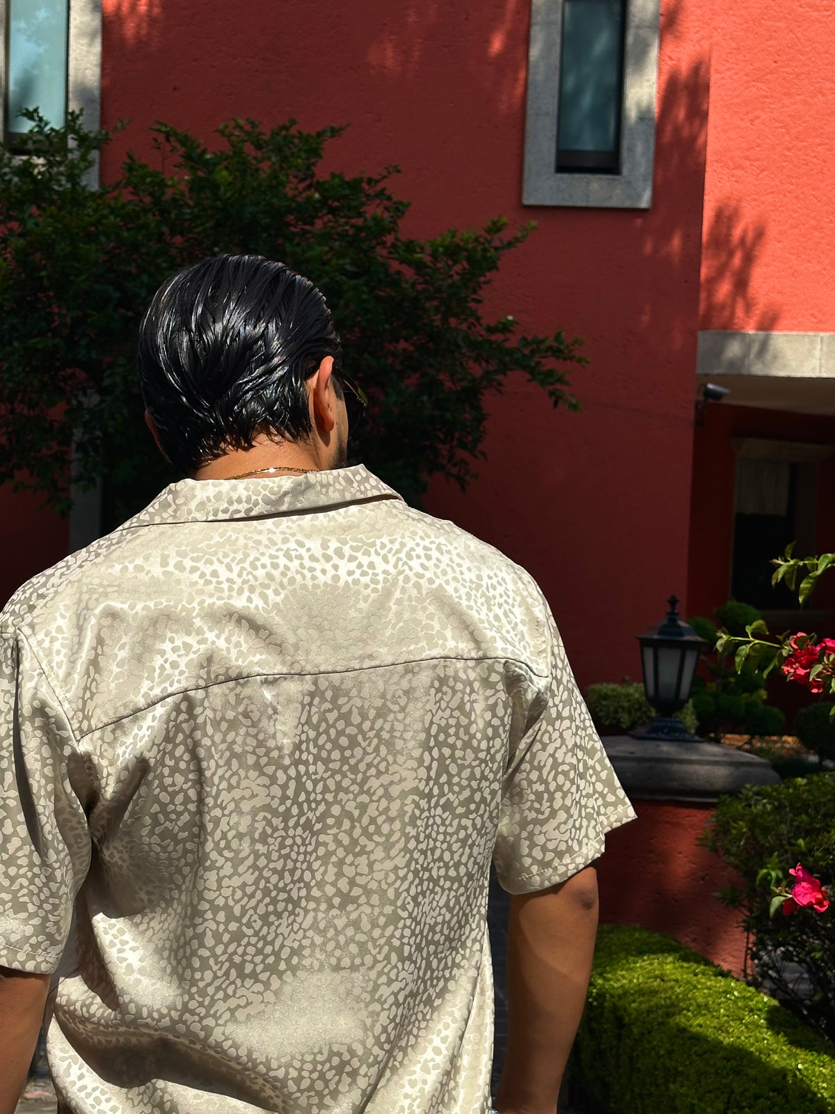 Camisa Leopardo Dorado