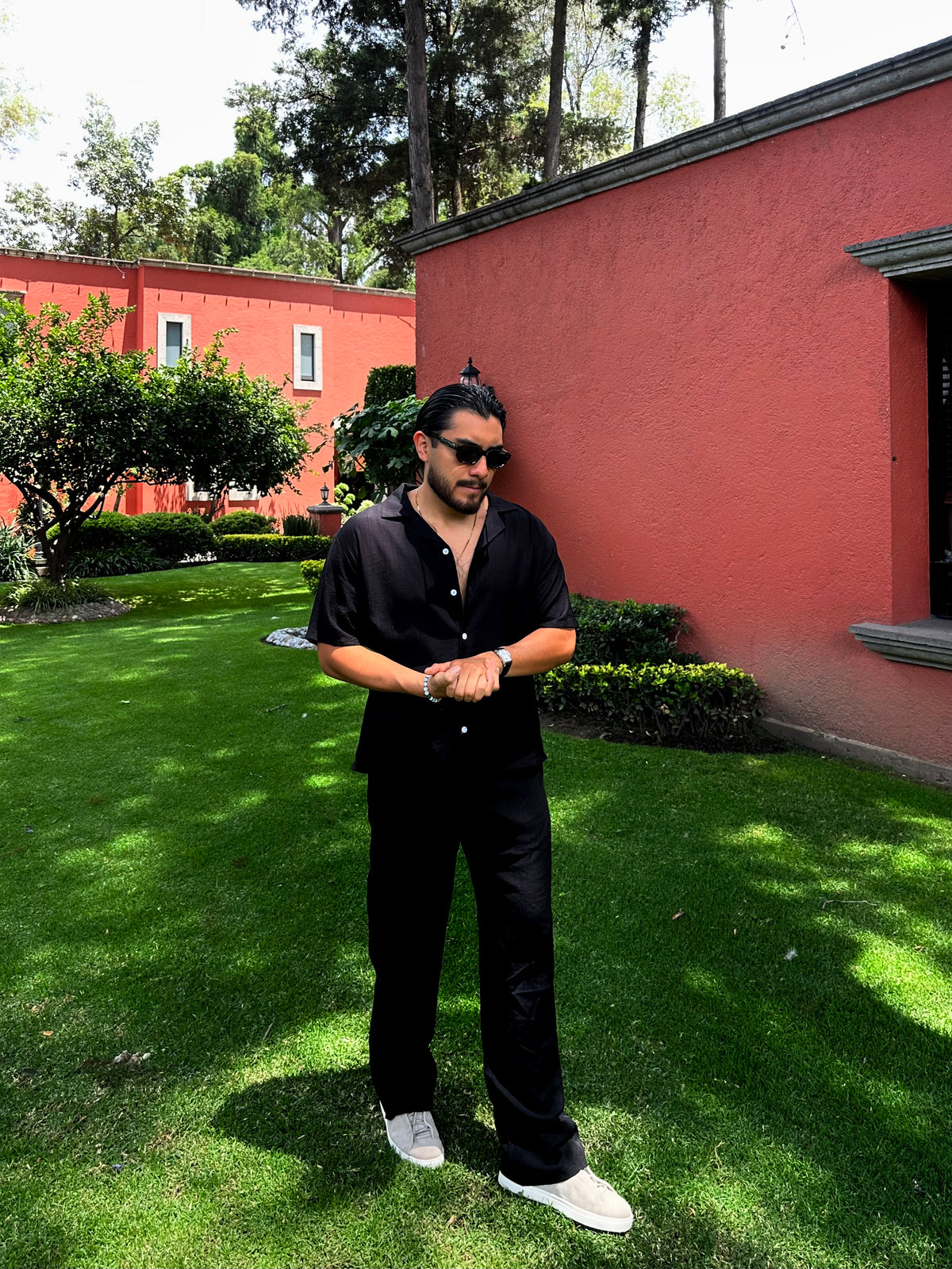 Camisa Resort Negra