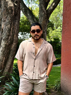 Camisa Resort Beige